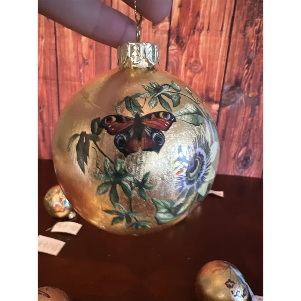 Antique‎ Style Butterfly Christmas Tree Bauble Decoration Gisela Graham Ornament